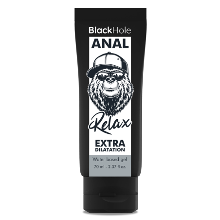 BLACK HOLE - GEL A BASE DEAU DILATATION ANALE 70 ML