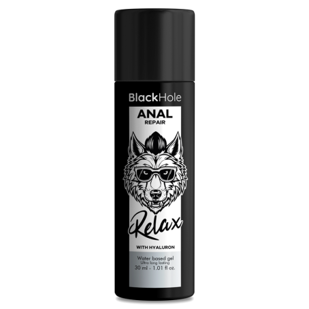 BLACK HOLE - RÉPARATION ANAL À BASE DEAU RELAX AVEC HYALURON 30 ML