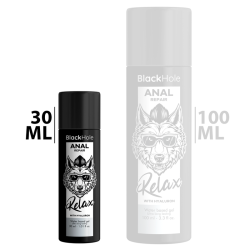 BLACK HOLE - RÉPARATION ANAL À BASE DEAU RELAX AVEC HYALURON 30 ML