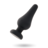 INTENSE - PLUG ANAL PIPO S SILICONE NOIR 9,8 CM